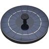 Yusat Fontana galleggiante solare da giardino, 9 V, 3,5 W, fontana a energia solare pe