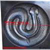 SvitMolds Stampo serpente fai da te cemento cemento stampo serpente a sonagli statua pe...