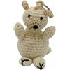 Portachiave amigurumi orsetto realizzato all'uncinetto hand made Collection O89