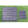Senza marchio Set 2 pezzi MURO PIETRA STAMPO INTONACO CEMENTO decorazione parete pietra 3D04