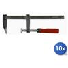 Maurer 10x Strettoio Maurer Per Modellisti A F Manico Lungo Mm 200X50