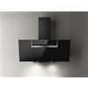 Elica Cappa Cucina Aspirante a Parete 90cm Vetro Nero Elica PRF0166929 SHEEN-S BL/A90