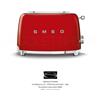 SMEG Tostapane SMEG Rosso Lucido - 2 fette - Presa EU - cod. TSF01WHEU - Rivenditore
