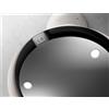 Elica Cappa Cucina Elica Filtrante Isola Sospesa L. 51 cm H. 130 cm Nero Easy BL/F/50