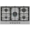 Bosch Piano cottura gas 5 zone SERIE 6 PCQ7A5I95 Inox (75cm)