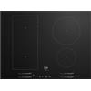 Beko Piano Cottura Induzione 4 Fuochi 70 cm in Vetroceramica Nero HII74700UF Beko