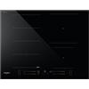 Whirlpool Piano cottura induzione 4 zone 6 SENSO WF S4665 CPBF Black (65cm)