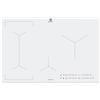 Electrolux Piano cottura induzione 4 zone SERIE 600 Eil83443Bw Bianco (80cm)