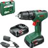 BOSCH EASY IMPACT 18V-40 TRAPANO AVVITATORE BATTENTE A BATTERIA CON 2 BATTERIE