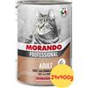 Morando Professional Umido Gatto Adult Bocconcini Selvaggina e Coniglio 24x405g