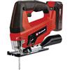 Einhell Seghetto alternativo a batteria Einhell TC-JS 18 Li 18V 2.5Ah rosso - 4321228