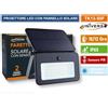 UNIVERSO APPLIQUE PROIETTORE LED A MURO EQUIVALENTE A 40W PANNELLO SOLARE E SENSORE PIR