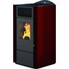 Punto Fuoco Stufa a Pellet Ventilata 9.5 kW 13.5 kg 200 m3 Rosso 901645000 LORY Punto Fuoco