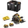 DeWalt Sega Circolare DeWALT DCS579X2 FlexVolt (2 x 54V/18V 9,0 Ah + DCB118 + TSTAK VI)