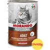 Morando Professional Umido Gatto Adult Bocconcini Selvaggina e Coniglio 24x405g