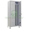 UTENSILERIA 1PZ ARMADIO SPOGLIATOIO SPORCO PULITO SLIM A DUE ANTE MONTATO CM.68,5X50X180H: