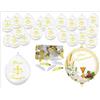PuntoCasaStore® Kit decorazione festa prima comunione palloncino mylar + 20 palloncini lattice +