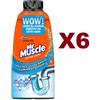 MR MUSCOLO 6 PZ MR MUSCLE ELIMINA ODORI SCHIUMA PULISCE SCARICHI ELIMINA ODORI DISGORGANTE