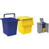 TERRY Bidone Immondizia Ecobin 25 + Eco Bin 30 per Armadietto Eco Line Terry