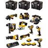 DeWALT Kit DCK1012P4T (DCD796+DCF887+DCS565+DCS382+ DCS356+DCS334+DCH172+DCG405+