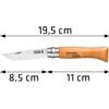 Opinel COLTELLO OPINEL COLTELLINO LAMA ACCIAIO AL CARBONIO MANICO LEGNO DI FAGGIO