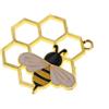 Generico 10X Ciondolo in Metallo dorato con APE APINA su ALVEARE BOMBONIERA 1BRU