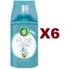 Air Wick 6 AIR WICH FRESHMATIC RICARICA PURE PROFUMO DI PRIMAVERA DEODORANTE SPRAY 250ML
