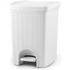 Stefanplast Pattumiera Elegance Ratt 20 Litri Bianco Stefanplast