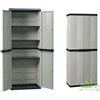 ARMADIO RESINA TREND LINE TUTTOPIANI 65x37xH165 2 ANTE LUCCHETTABILE 3 RIPIANI