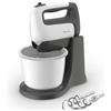 Moulinex Sbattitore Prep mix+ Standbowl Bianco e Grigio HM464110 500W