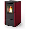 Punto Fuoco STUFA A PELLET PUNTO FUOCO "THELMA" BORDEAUX 8 KW