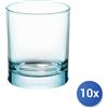Bormioli rocco 10x Confezioni 3 Bicchieri In Vetro Iride Azzurro Acqua 25 cl Bormioli Rocco