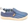 Wrangler 161105 mocassino slip-on pelle -tessuto navy