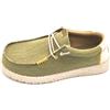 Hey Dude Wally coastline jute 40952 scarpa allacciata tessuto verde oliva C