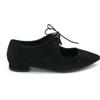 Andrea Zali 1226 ballerina allacciata camoscio nero