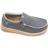 Hey Dude Mikka Braided 40124 mocassino tessuto blu navy fondo gomma C