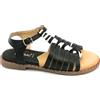 Tiurai Pioneer sabdalo pelle nero cinturino pelo cavallino bianco W