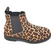 Frau 98J3 stivaletto pelo cavallino leopardato elastico tacco 2cm