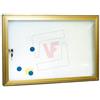 PintoEcommerce BACHECA PORTA AVVISI ALLUMINIO 45X60 CM C/MAG UFFICIO MURO