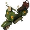 Motocicletta DynaSun 2004D- 2259 Verde 27cm metallo Moto d epoca vintage Retro