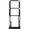 Compatibile per Xiaomi CARRELLO PORTA LETTORE SIM + MICRO SD CARD READER PER XIAOMI REDMI 9 NERO BLACK