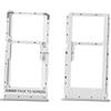 Compatibile per Xiaomi CARRELLO LETTORE SIM + SD CARD READER PER XIAOMI REDMI 10 2022 ARGENTO SILVER