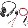 Presa Caricabatteria Telefono Per Moto Scooter Adattatore Cavo Usb Impermeabile