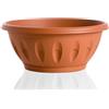 PintoEcommerce FIORIERA A CIOTOLA BASSA ROTONDA MODELLO ALBA CON SOTTOVASO CM 40