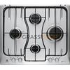 Electrolux RGG 6242 LOX Incasso Piano cottura a gas Nero, Acciaio inossidabile p