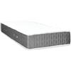 BricoShop24 Materasso Singolo 90x190x25 cm Sfoderabile Memory Foam Grigio