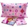 Hermet Lenzuola Frozen Elsa Anna Singolo Piazza e Mezza Completo Letto Puro Cotone 100%