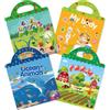 4 Pezzi Stickers Book: Libro Adesivi Attacca E Stacca Bambini 2 3 4 5 6 Anni Ani