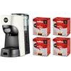 Lavazza A Modo Mio Macchina per Caffè Tiny Eco Bianca con 64 Capsule Qualità Rossa