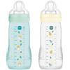 Does not apply | Biberon Easy Active 6+ Mese Colore Ghiaccio + Perla (Confezione Da 2 X 330 Ml)